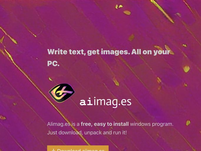 screenshot of AIimages