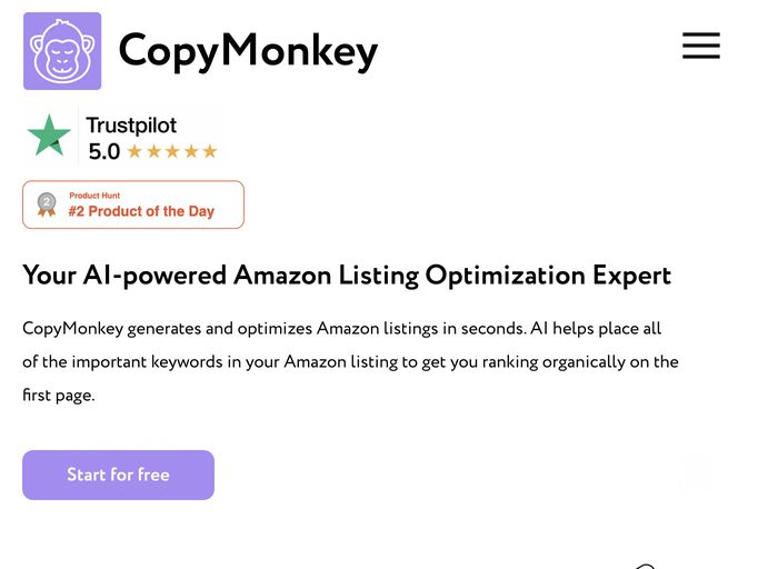 screenshot of CopyMonkey