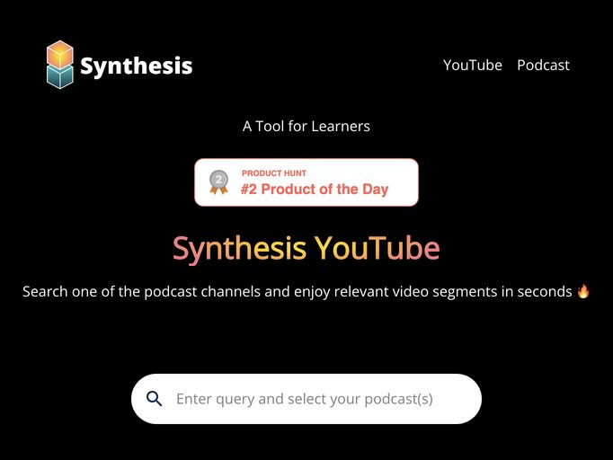 screenshot of Synthesis YouTube