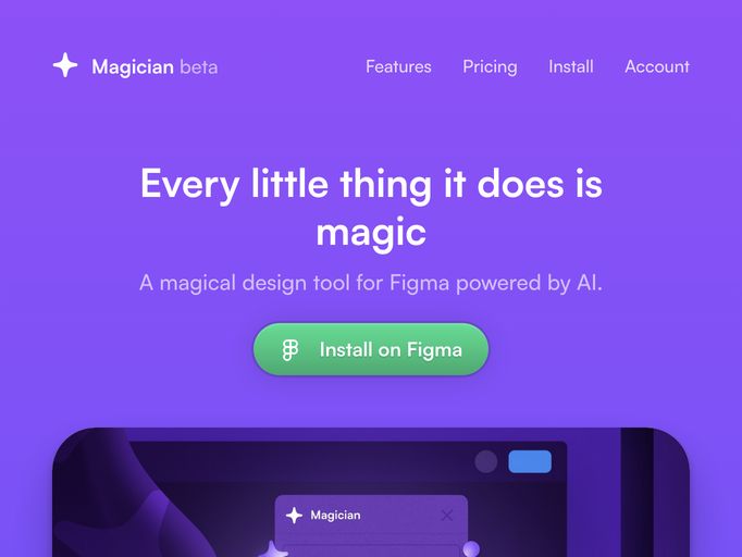 screenshot of Magician