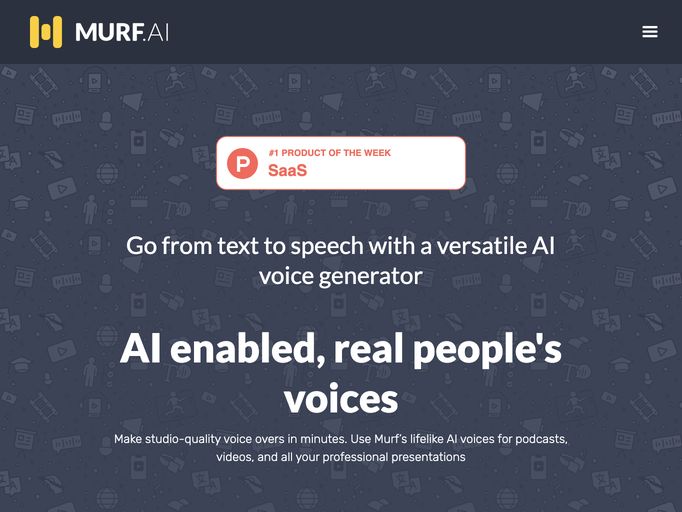 screenshot of Murf.ai