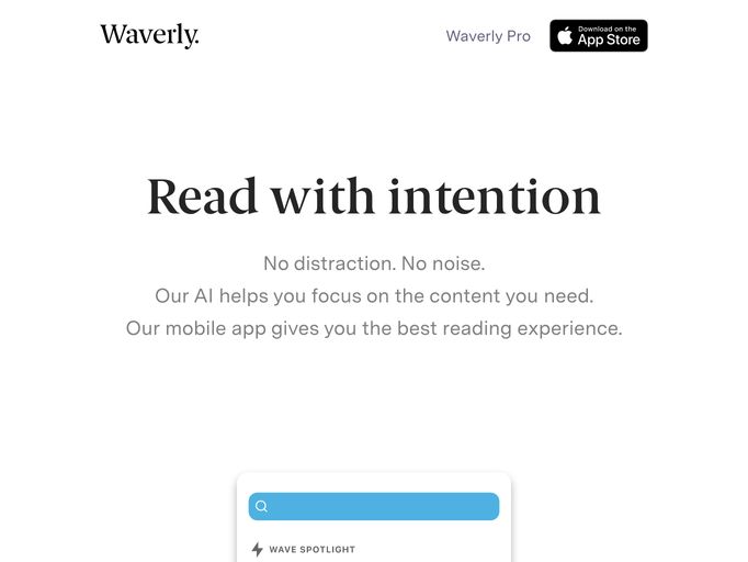 screenshot of Waverly
