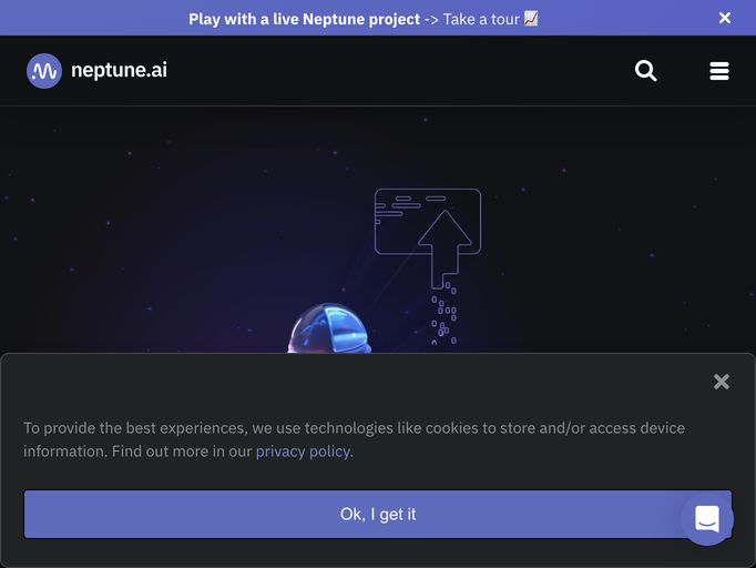 screenshot of Neptune AI