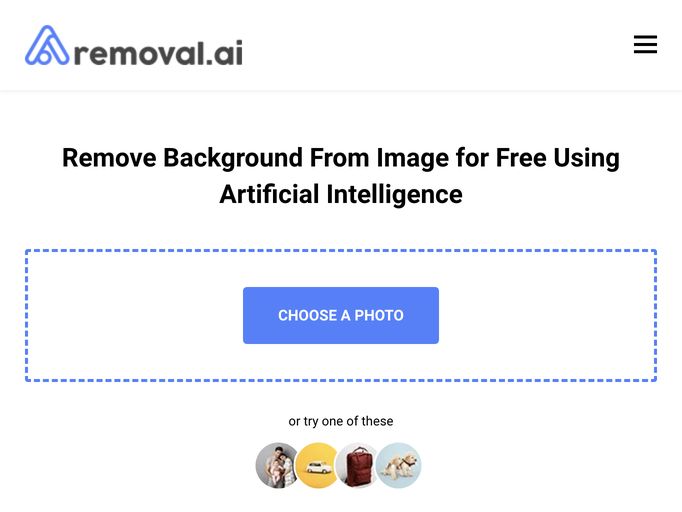 screenshot of Removal.ai