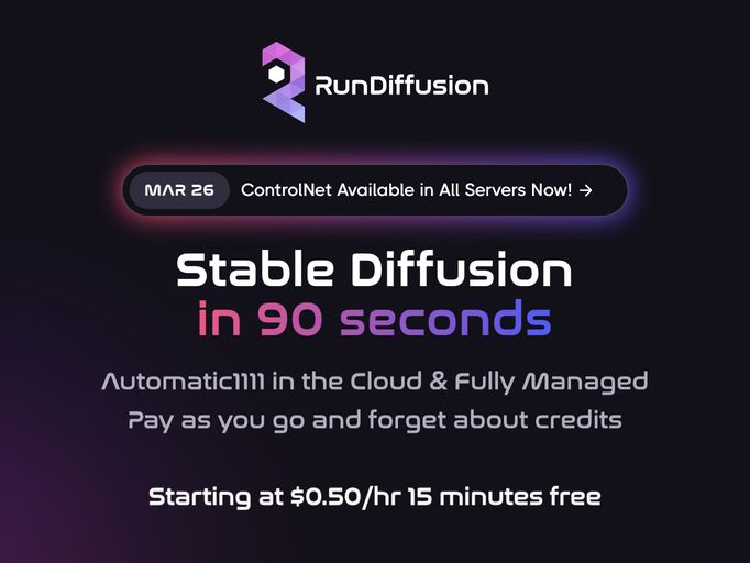 screenshot of RunDiffusion