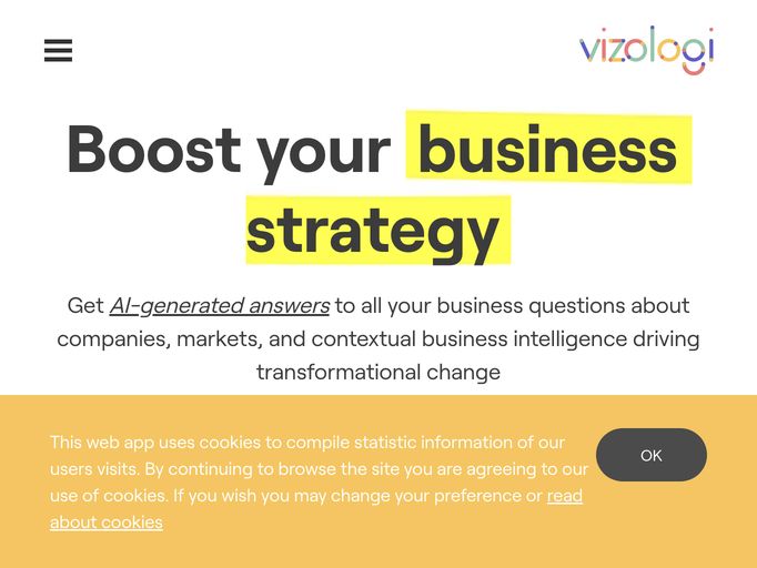 screenshot of Vizology