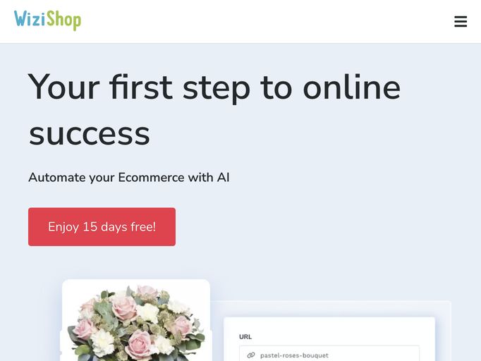 screenshot of Wizishop