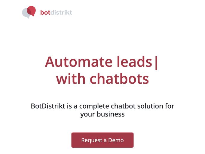 screenshot of BotDistrikt