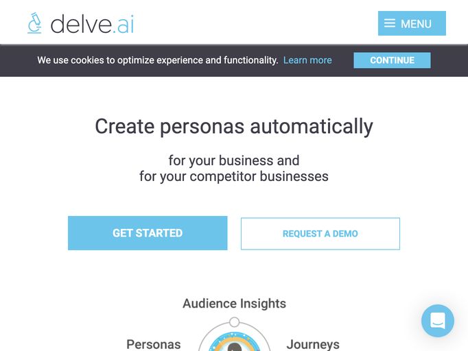 screenshot of Delve AI