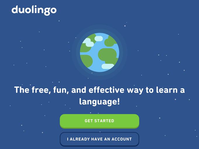 screenshot of Duolingo