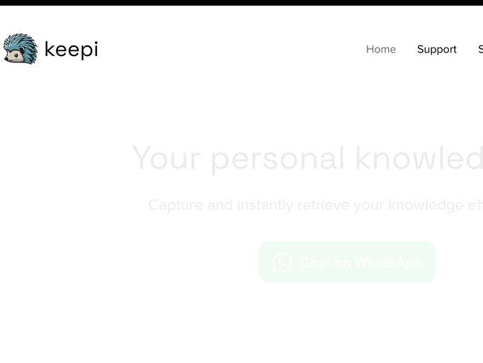 screenshot of Keepi