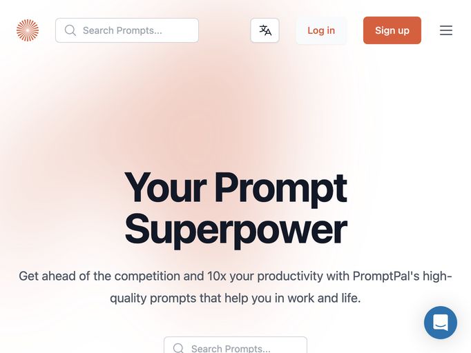 screenshot of Promptpal AI