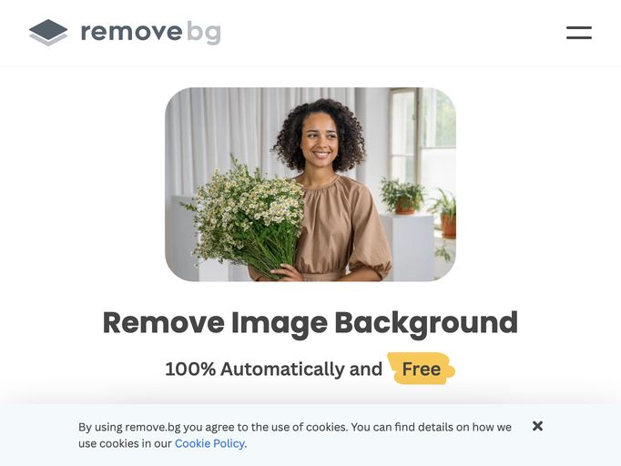 screenshot of Remove.bg